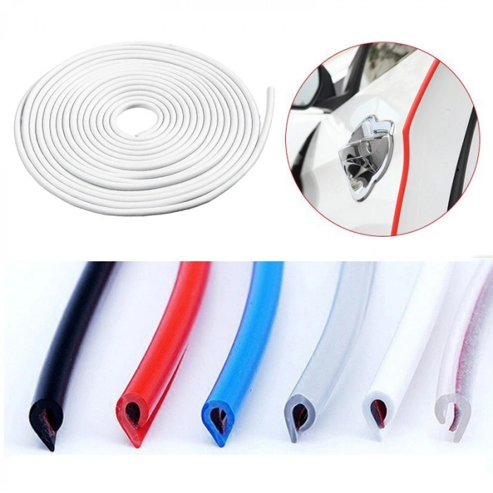 Kapı Koruma Fitili U Tip Geçme Şerit 5 Metre Beyaz