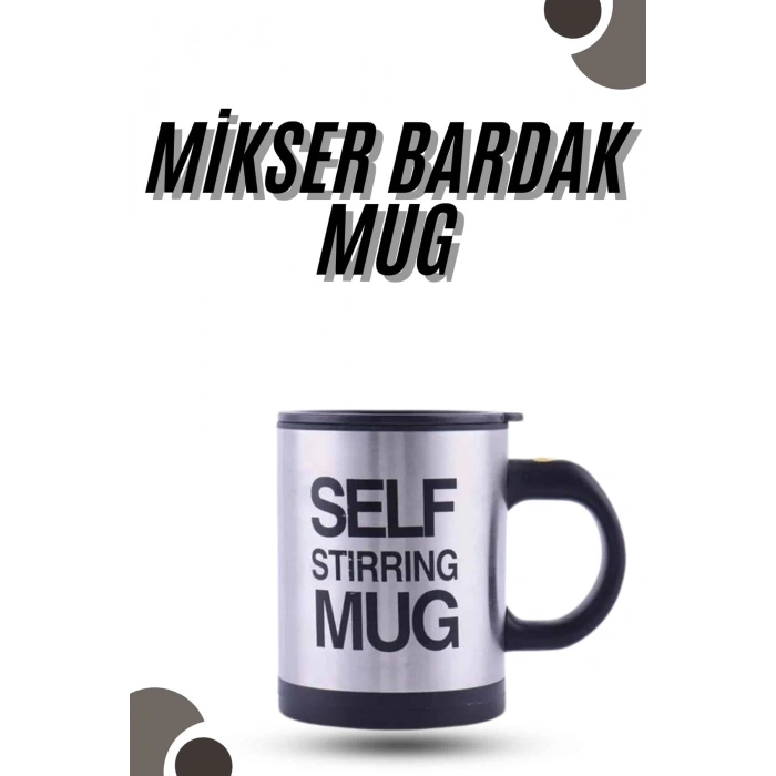 Karıştırıcı Özellikli Mikser Kupa Bardak Kompakt Taşınabilir Mug