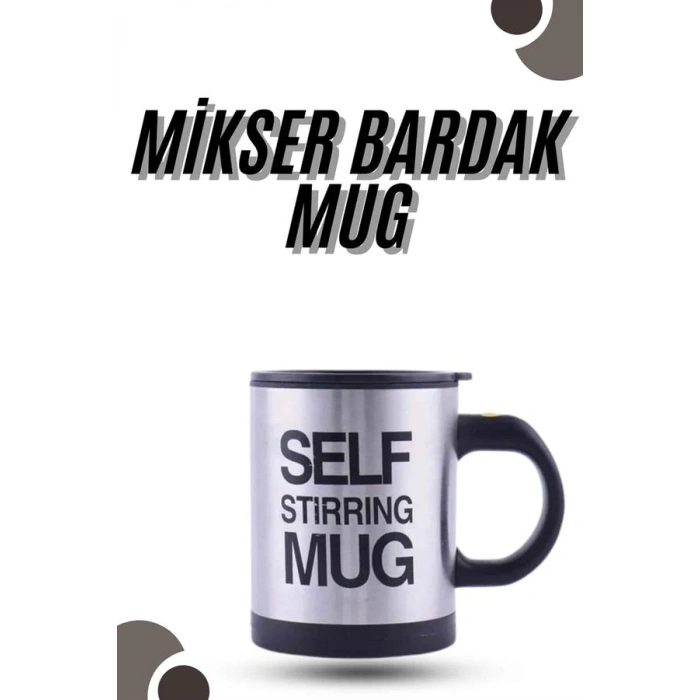 Karıştırıcı Özellikli Mikser Kupa Bardak Kompakt Taşınabilir Mug