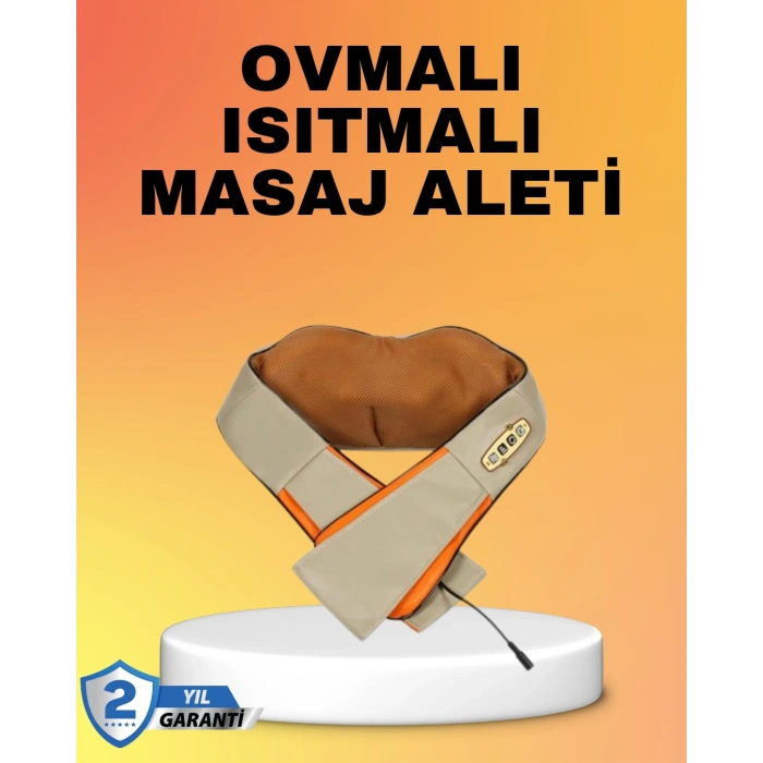 Kas Ağrılarına İyi Gelen Ovmalı Isıtmalı Boyun Omuz Bel Masaj Aleti