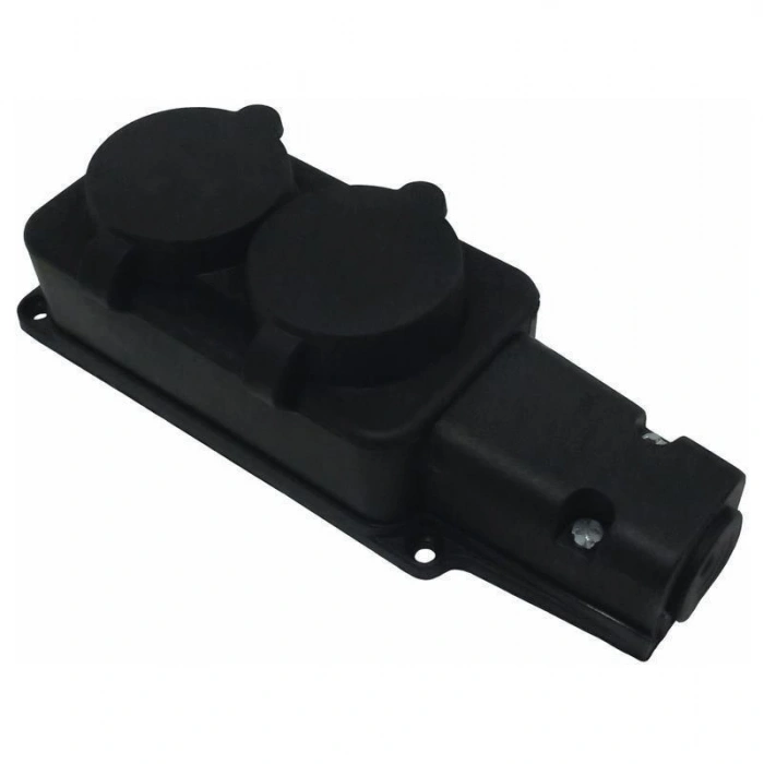 Kauçuk 220 Volt Uzatma 2li Priz