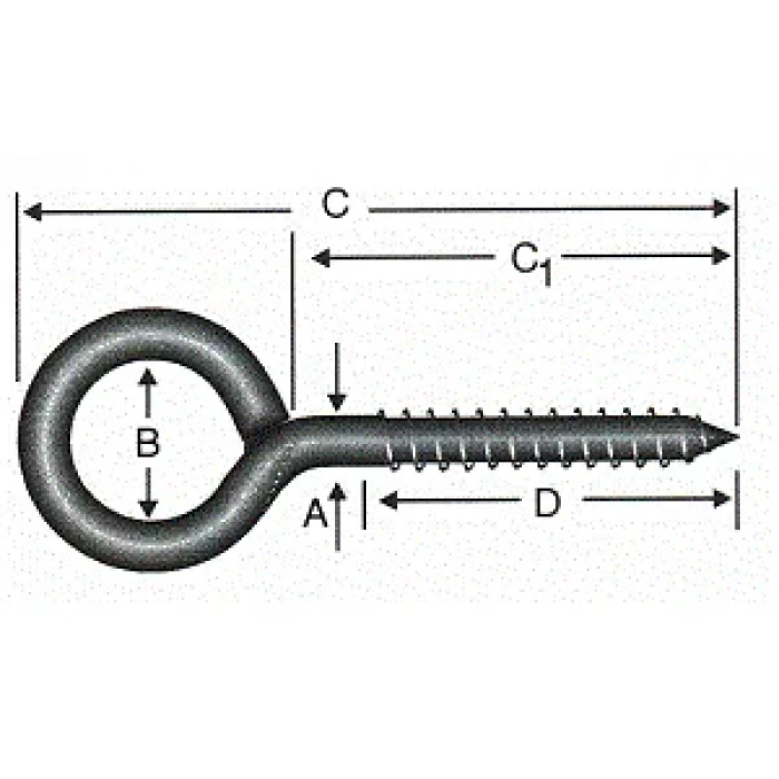 Kaynaklı Vida 8x160 - 50 Adet