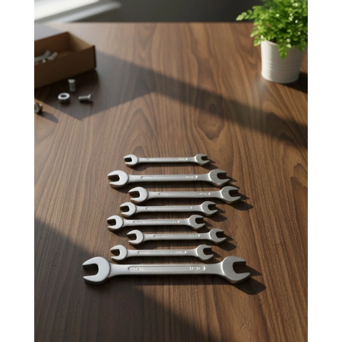 Kombine Açık Ağız Anahtar Seti 8 Parça Çok Amaçlı Kullanım