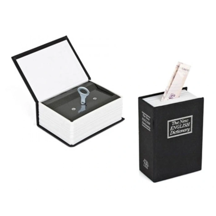 Kumbara Kitap Görünümlü Gizli Kasa Kumbara