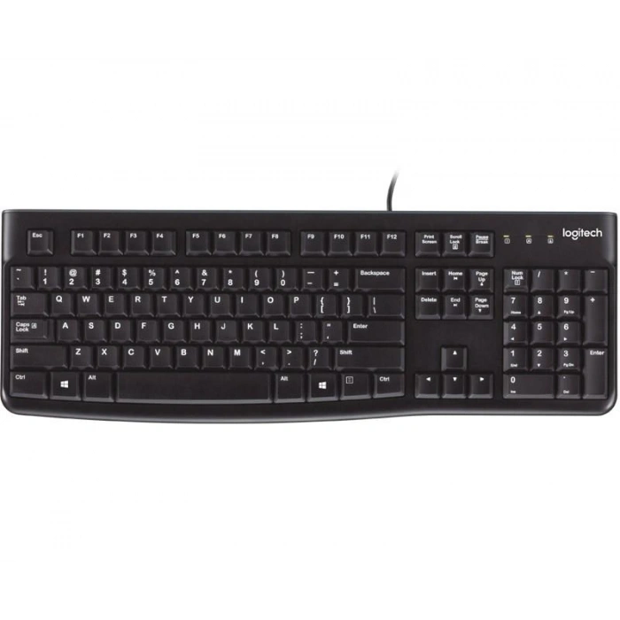 LOGITECH K120 Q USB KABLOLU KLAVYE SİYAH 920-002505