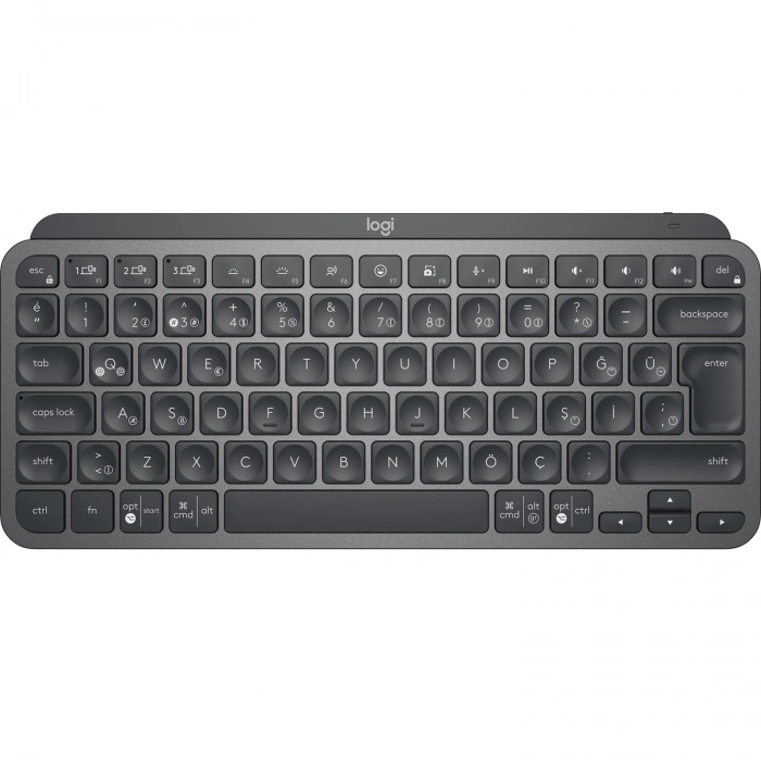 LOGITECH MX KEYS MINI MINIMALIST KABLOSUZ BLUETOOTH AYDINLATMALI Q TR KLAVYE SİYAH 920-010504