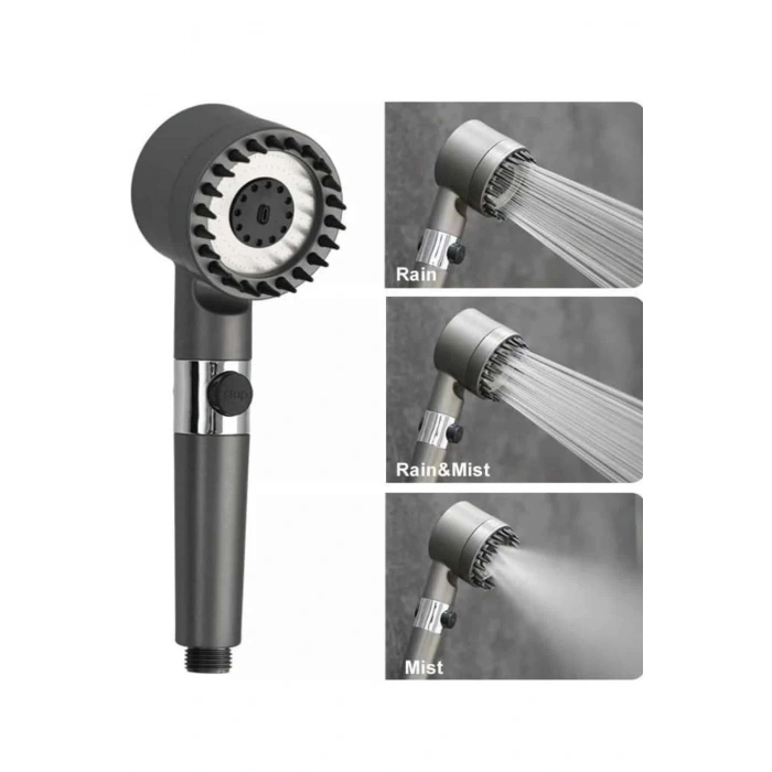 Masaj Etkili Turbolu Çok Fonksiyonlu Filtreli Duş Başlığı Yeni Nesil