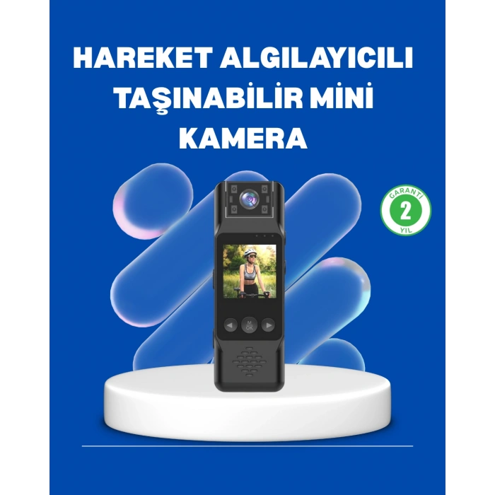 Mini Kamera 1080P Full HD Döner Lens Taşınabilir