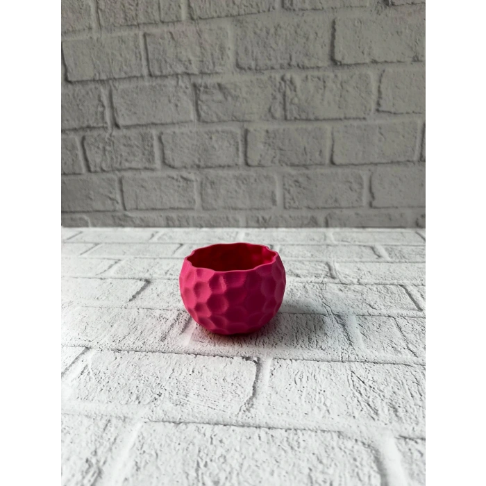 Mini Mor Dekoratif Saksı 5 cm Modern Masaüstü Bitki Saksısı