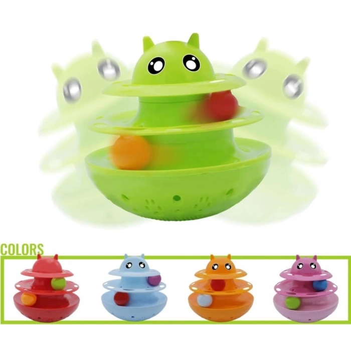 Nunbell Mama Ödül Hazneli Yatmaz Kedi Köpek Oyuncağı