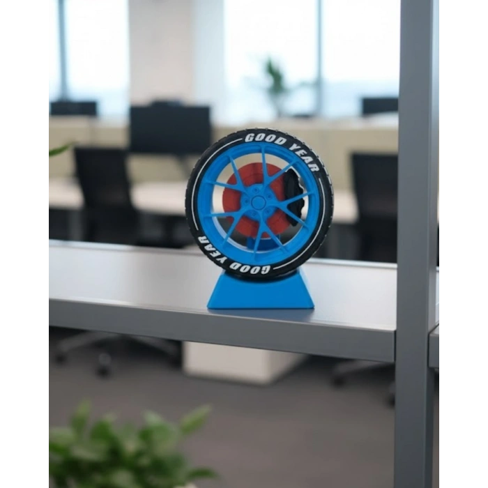 Otomobil Jant Görünümlü Masa Üstü Ofis Süsü