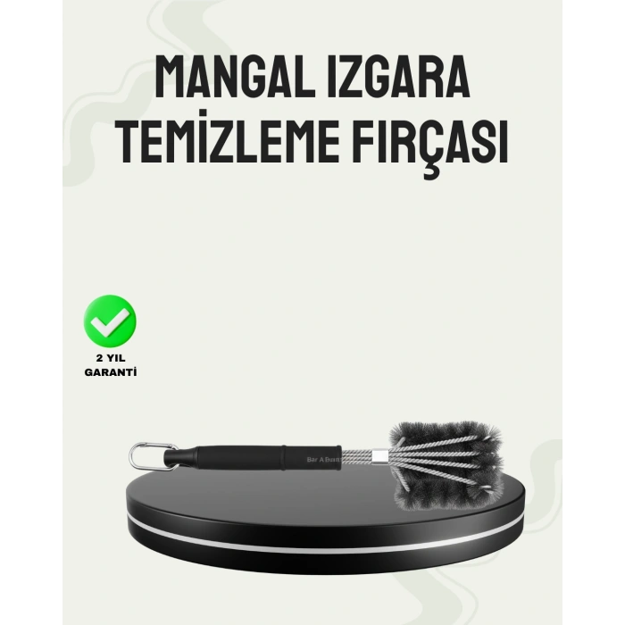 Paslanmaz Çelik Telli Mangal Temizlik Fırçası
