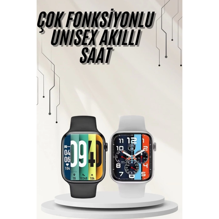 Plastik Kordonlu Kalp Atışı Uyku Takibi ve Çağrı Cevaplayabilen Akıllı Saat