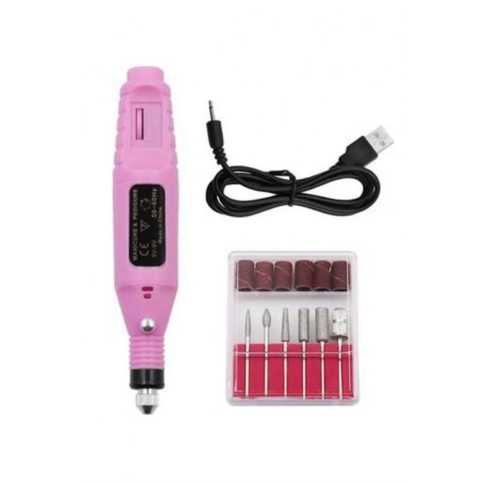 Profesyonel Manikür Pedikür Seti Törpü Makinesi Protez Tırnak Çıkarma