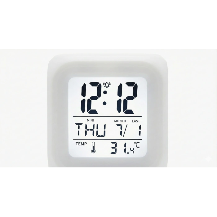 Renk Değiştiren Küp Saat