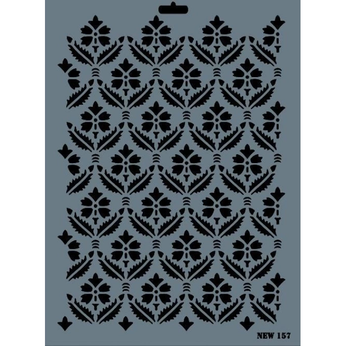 Rich New Seri N-157 Stencil 35x25 cm