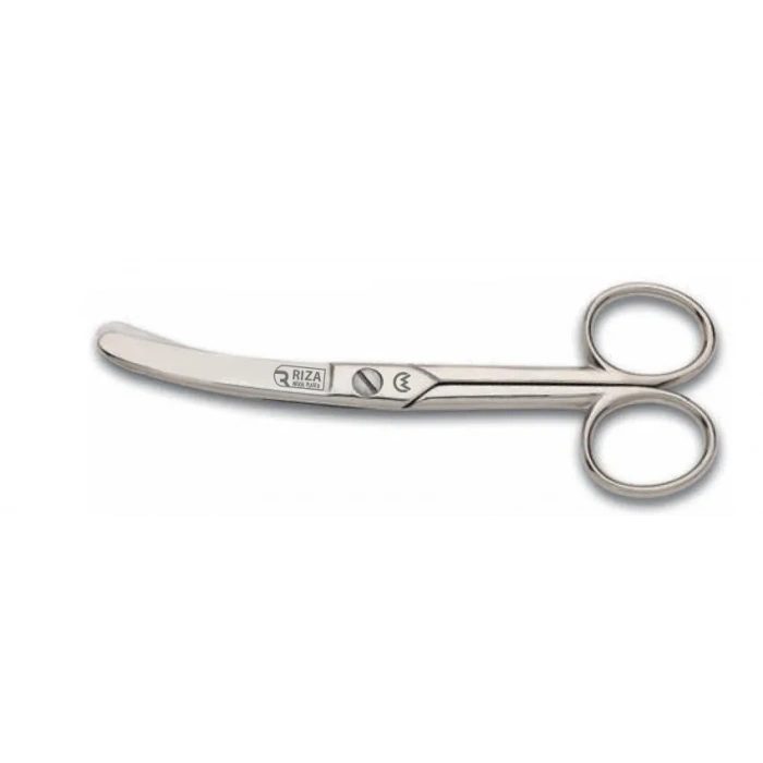 Rıza M-159 Eğri Manifatura Makası No: 5 inç / 12,70 cm - Nikel Kaplama