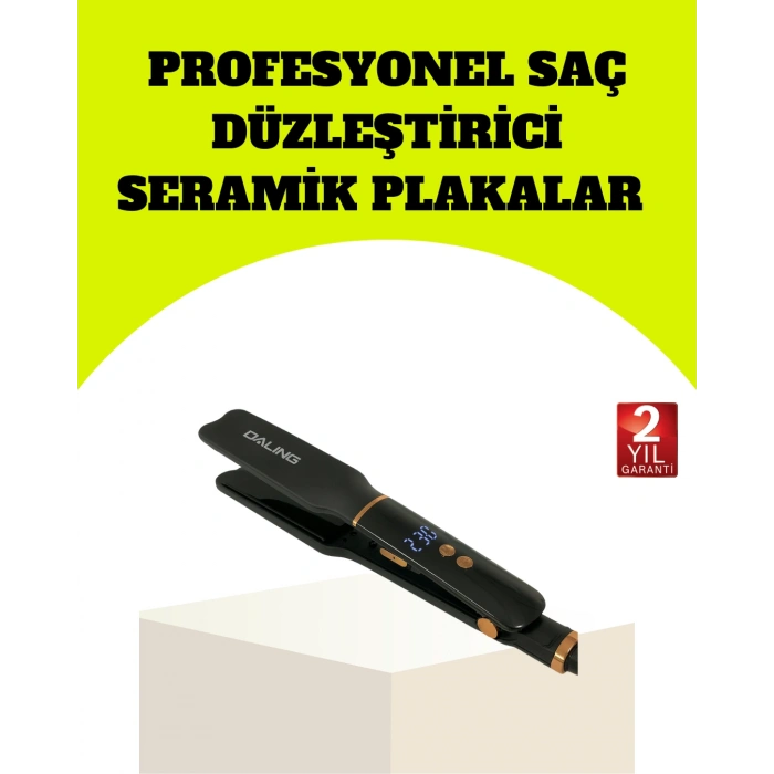 Saç Düzleştirici 30 Saniyede Isınma Hafif ve Portatif Tasarım