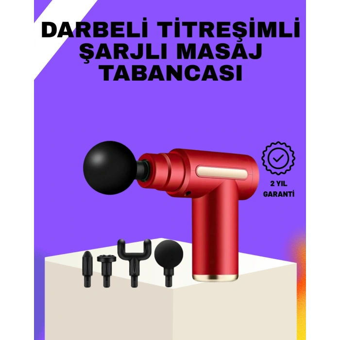 Şarjlı Masaj Tabancası Spor Sonrası Kas Rahatlatma İçin