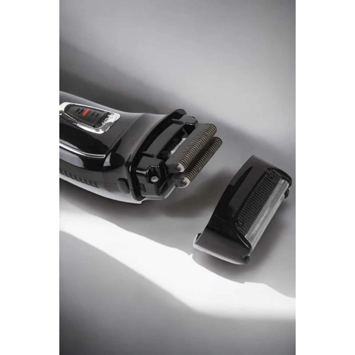 Şarjlı Paslanmaz Çelik Bıçaklı ve Kablosuz Saç Sakal Tıraş Makinesi