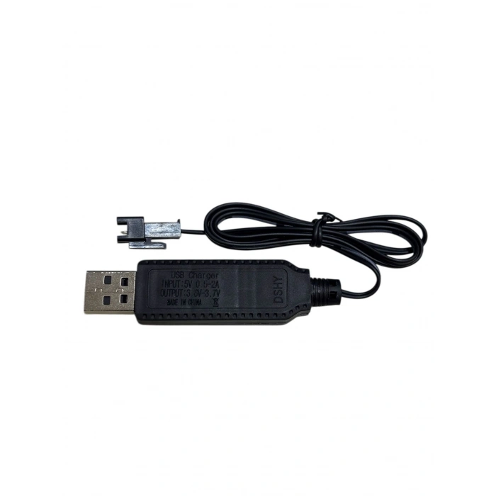 Sertec 3.7V Li-ion SM-2P Soket Oyuncak Bataryası USB Şarj Kablosu