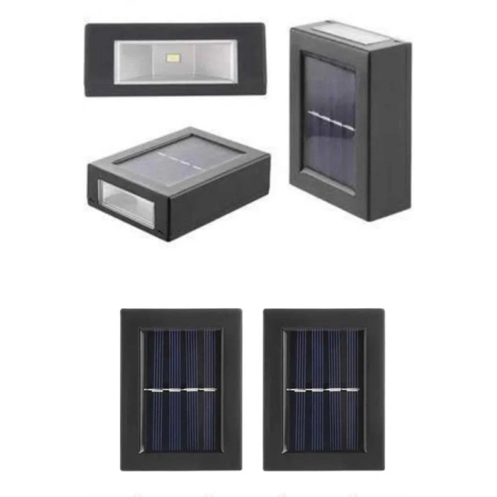 Solar Güneş Enerjili Çift Taraflı Duvar Lambası Çift Taraflı Duvar Lamba Güneş Enerjili