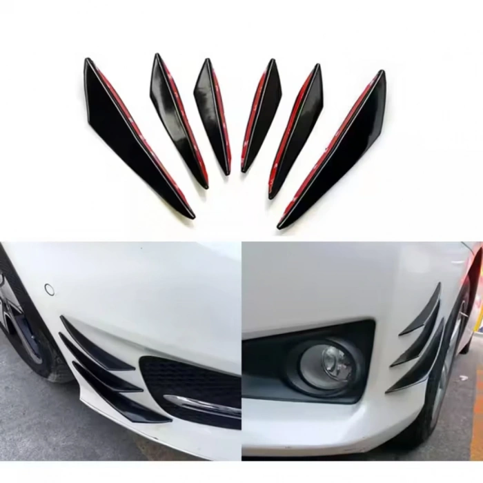 Tampon 6'lı Bıçak Ventil Parlak Siyah İthal