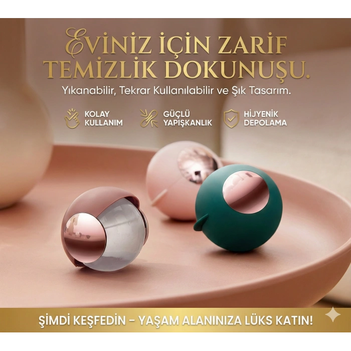 Taşınabilir Yıkanabilir Giysiler Yapışkan Saç Topu