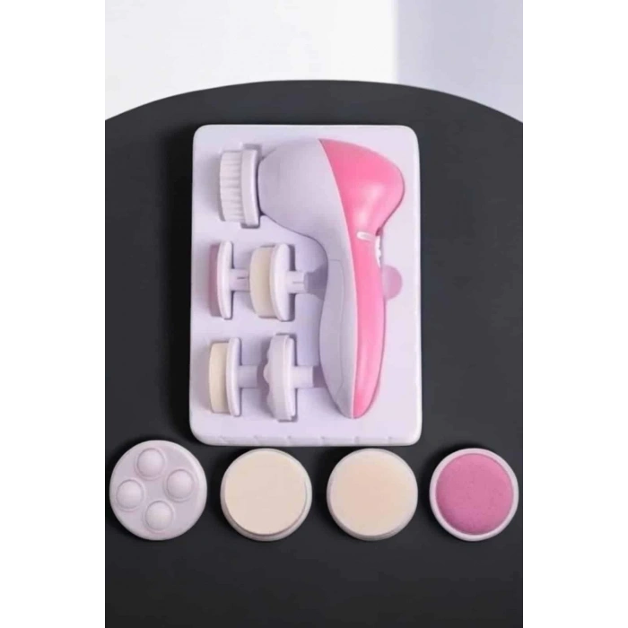Taşınabilir Yüz Temizleme Cihazı Masaj, Peeling, Temizlik 5 Başlıklı