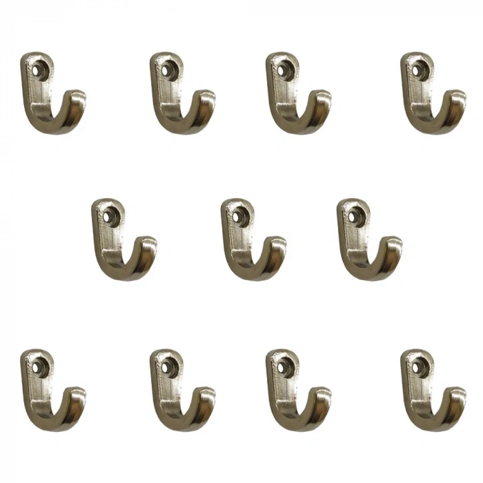 Tekli Bijuteri, Dekor Askısı - Nikel, 100 Adet, 10x18x22 mm