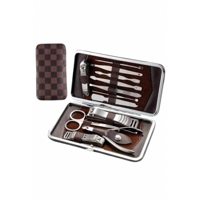 Tırnak Bakımı Tırnak Makası Profesyonel 12 Parça El Ayak Manikür Pedikür Seti