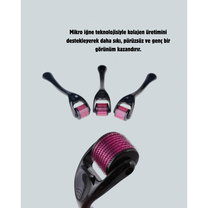 Titanyum Mikro İğneli Dermaroller 1 mm Kırışıklık ve Leke Karşıtı