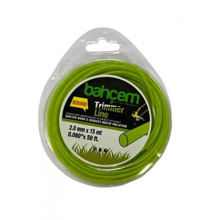 Trimmer Line Yuvarlak Misina 2 mm 15 Metre