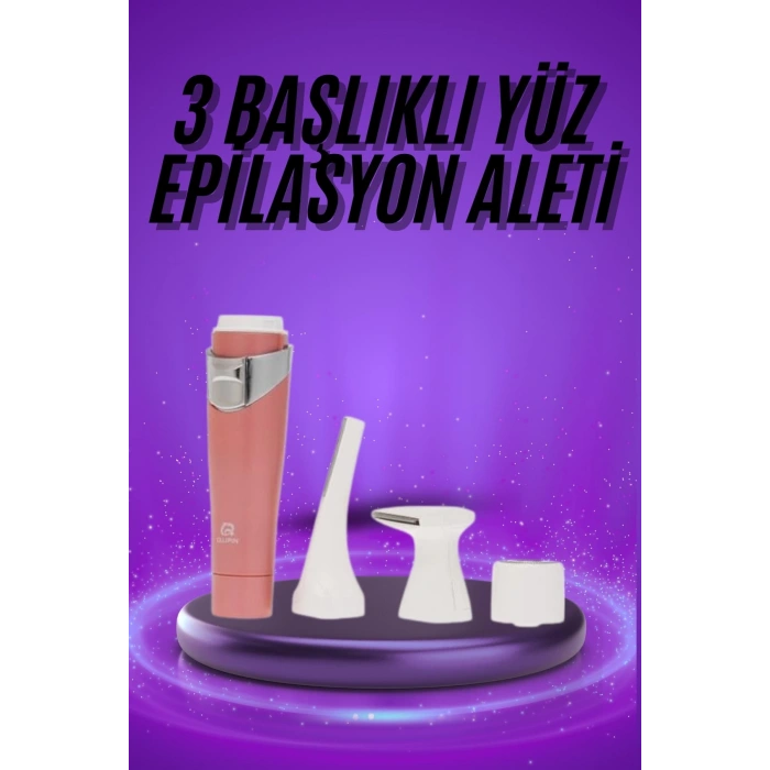 Tüm Cilt Tipleri Için 3 Başlıklı Yüz Çene Kıl Tüy Alma Tüm Cilt Tiplerine Uygun