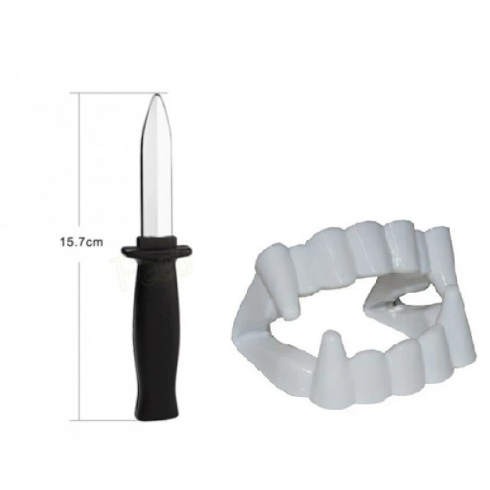 Vampir Dişi - Şaka Bıçağı - Tiyatro Oyun Seti 2li Set