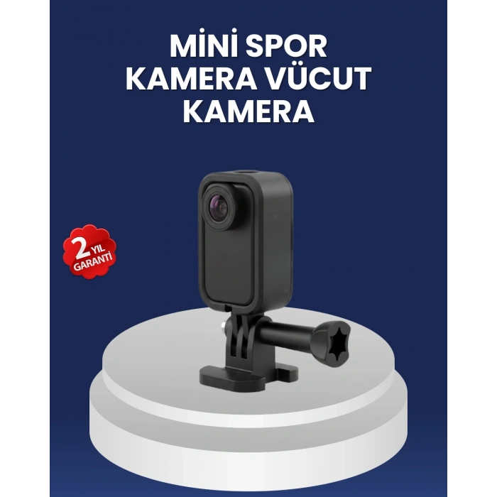 Vlog, Seyahat ve Günlük Video Çekimleri İçin Mini Kamera