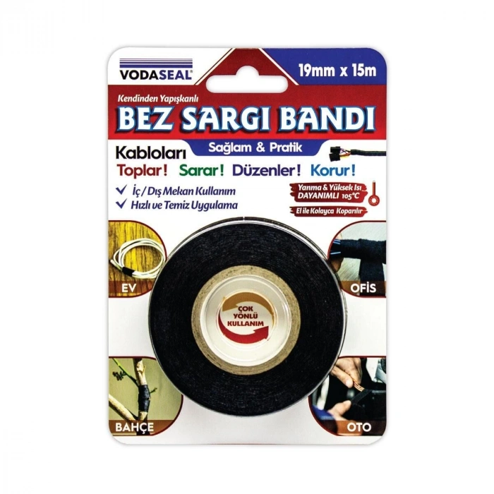 Vodaseal Bez Sargı Bandı 19 mm 15 Metre
