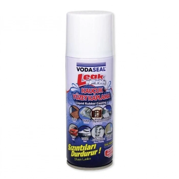 Vodaseal Leak Fix Kauçuk İzolasyon Spreyi 200 ml Beyaz