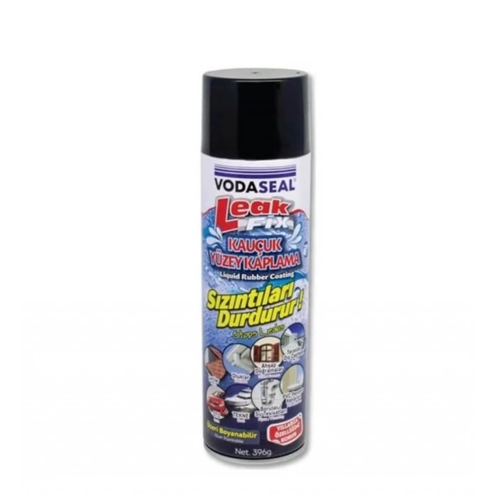 Vodaseal Leak Fix Kauçuk İzolasyon Spreyi 396 gr Siyah