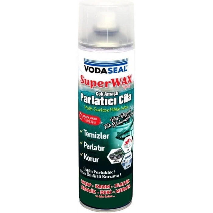 Vodaseal Süper Wax Çok Amaçlı Parlatıcı Cila 500 ml