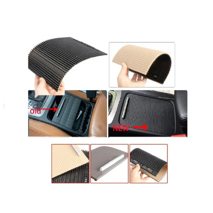 VOLKSWAGEN - PASSAT B5-B6 KONSOL SÜRGÜSÜ-GRİ M7948 OEM: 3C0857503 / 3CD857503 / 3C0858329 / 3CD858329