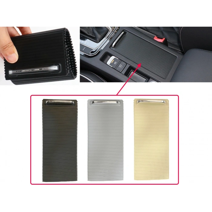 VOLKSWAGEN - SHARAN-TİGUAN-PASSAT B7-B8 KONSOL SÜRGÜ - SİYAH M7950 OEM:3G0862531A / 3G0862531F