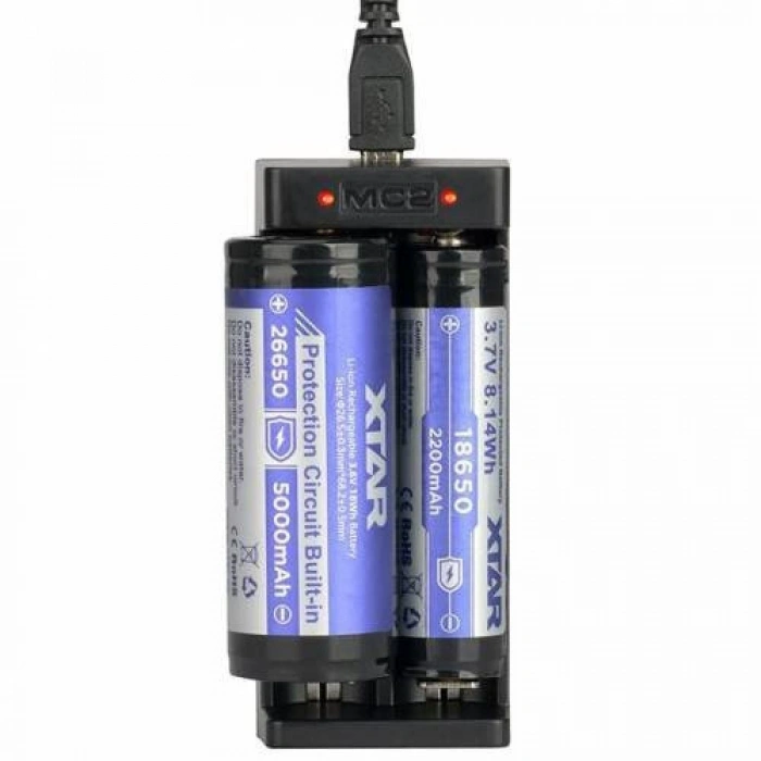 Xtar MC2 İkili Li-ion Pil Şarj Cihazı