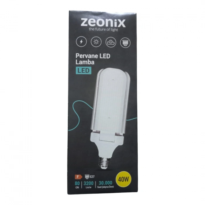 ZEONİX 40W 3 KANATLI PERVANE AMPUL