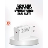 120W Güçlü Hızlı Şarj Adaptörü ve Type-C Kablo Seti – Güvenli Şarj Teknolojisi