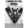 3 Başlıklı Profesyonel Tıraş Makinesi