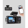 3 Kameralı Araç DVR 1080P Ön + HD Arka + İç Kamera Döngü Kayıt 2’’ Ekran