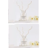 3 Tek Adet 3 Model Aromaterapi Koku Dağıtıcı Rattan Şişe Ahşap Difüzör Çubuk (Spiral-Yaprak-Dalgalı)