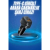 38W Oto Çakmaklık Araç Içi Şarj Cihazı Hızlı Şarj Uzun Ömürlü