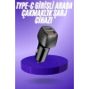 38W USB Type-C Girişli Oto Çakmaklık Araç İçi Hızlı Şarj Çakmaklık Şarj Aleti